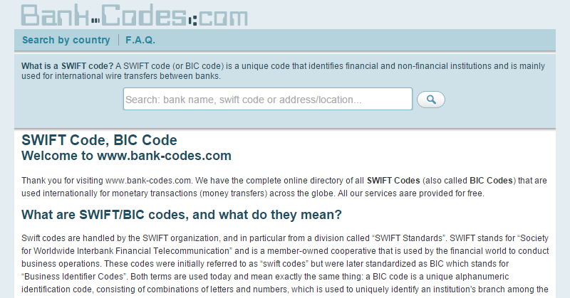 swift code example